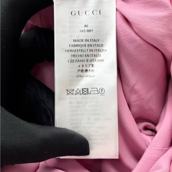 🚩steal authentic Gucci Lavender Dress with Cream Collar - Picture 5 of 5